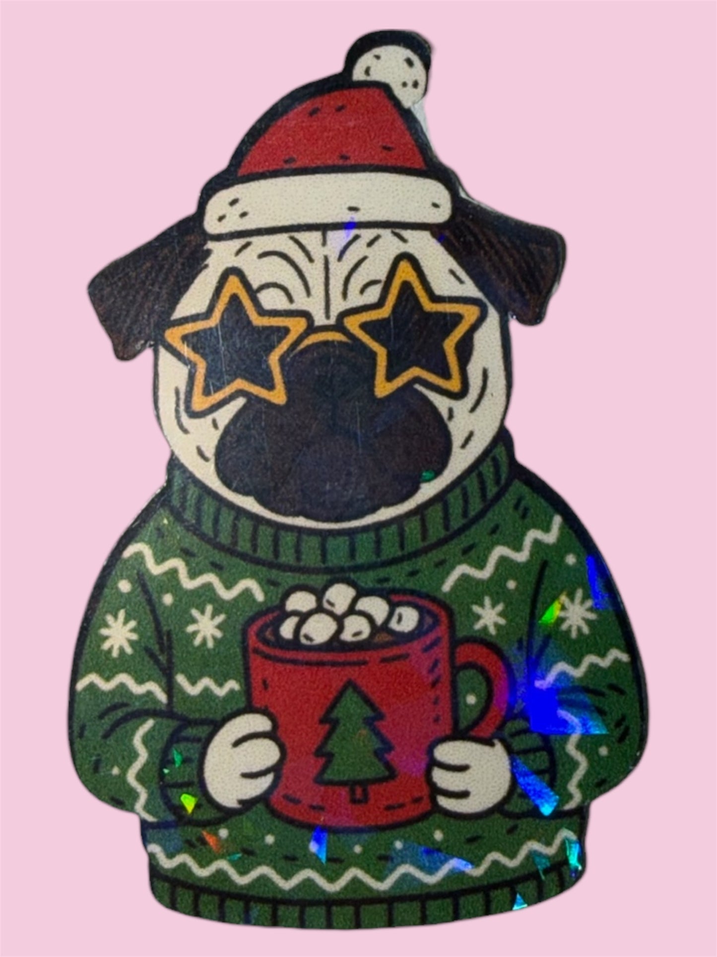 Hunde Sticker - Weihnachten